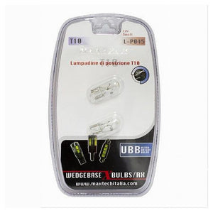 Lampadine Di Posizione T10 Maxtech L-p045 12v - 3w Lampadine Ultra Luminose         