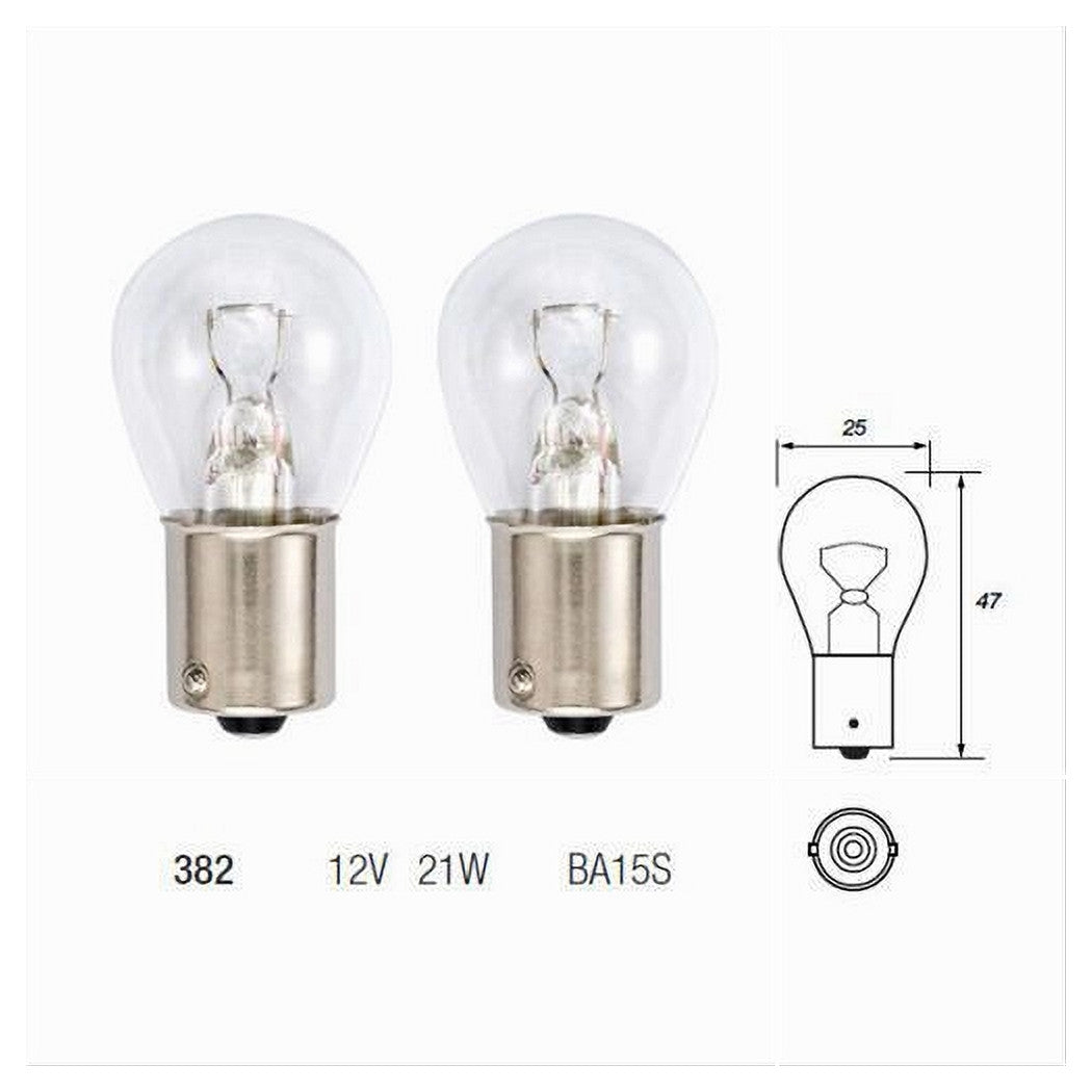 Lampadine Per Indicatore Di Direzione Posteriore Auto 382 12v 21 W Ba15s L-p076         
