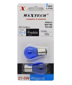 Lampadine Posizione Auto Bay15d/p21-5w 12v Luce Fredda Alogena No Canbus L-p105         