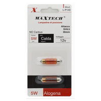 Lampadine Posizione Auto Sv8.5 36mm 12v 5 W No Canbus Luce Calda Alogena L-p143         