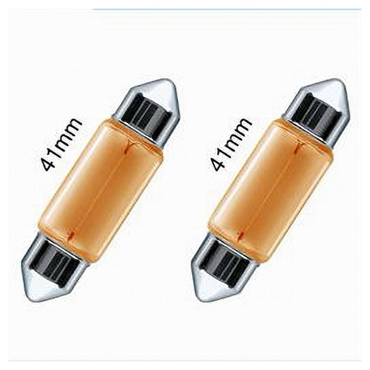 Lampadine Posizione Sv8.5 41 Mm 12 V 5w Auto Luce Calda Alogena No Canbus L-p145         