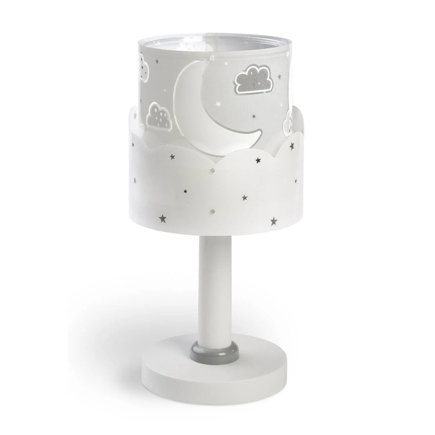 LÚZETE - LÁMPARA DE MESA INFANTIL NEW MOON E14 GRIS