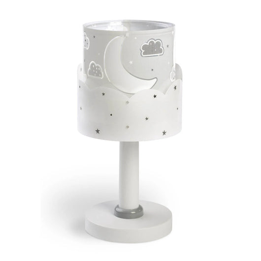 LÚZETE - LÁMPARA DE MESA INFANTIL NEW MOON E14 GRIS