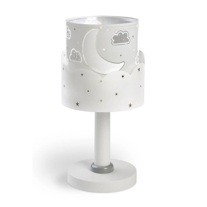 LÚZETE - LÁMPARA DE MESA INFANTIL NEW MOON E14 GRIS