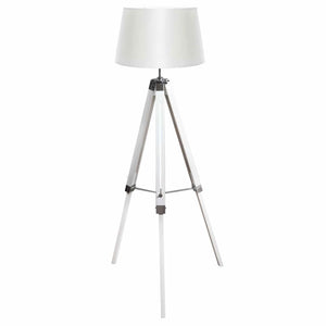 LÚZETE - LÁMPARA DE PIE BECKY PANTALLA BLANCA