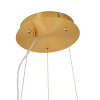 LÚZETE - LÁMPARA DE TECHO 11 LUCES HIERRO DORADO NICOLETTA