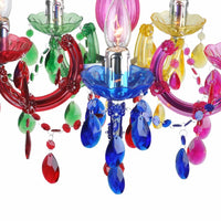 LÚZETE - LÁMPARA DE TECHO 5 LUCES MULTICOLOR