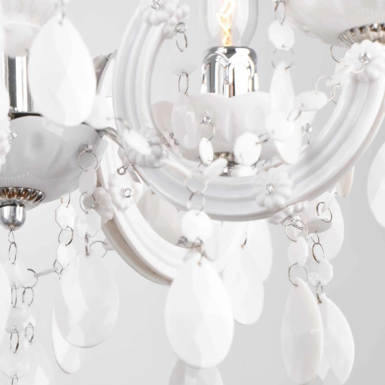 LÚZETE - LÁMPARA DE TECHO 5 LUCES NICOLA BLANCO