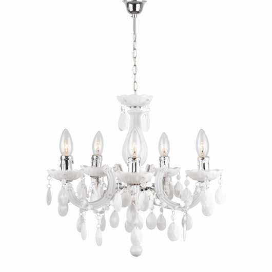 LÚZETE - LÁMPARA DE TECHO 5 LUCES NICOLA BLANCO