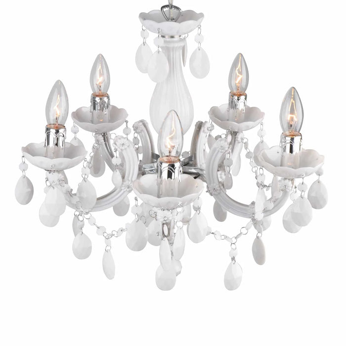 LÚZETE - LÁMPARA DE TECHO 5 LUCES NICOLA BLANCO