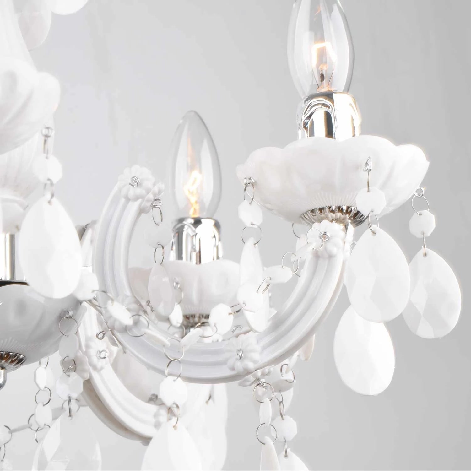 LÚZETE - LÁMPARA DE TECHO 5 LUCES NICOLA BLANCO