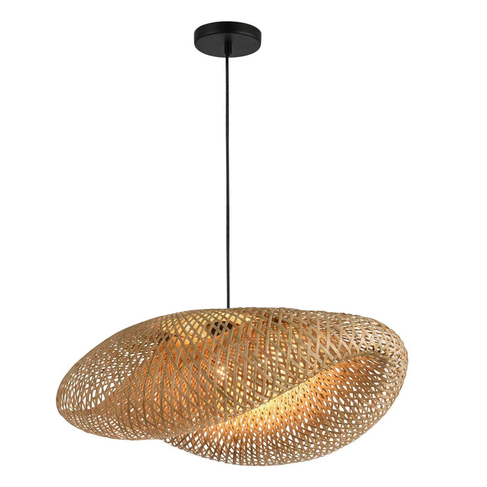 LÚZETE - LAMPADA DA SOFFITTO DI BAMBÙ GRANDE E27 KALENA