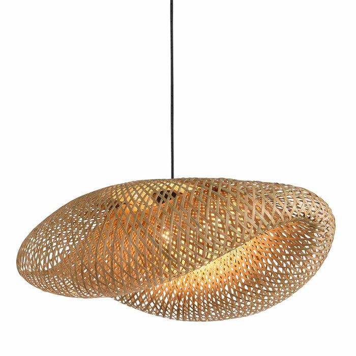 LÚZETE - LAMPADA DA SOFFITTO DI BAMBÙ GRANDE E27 KALENA