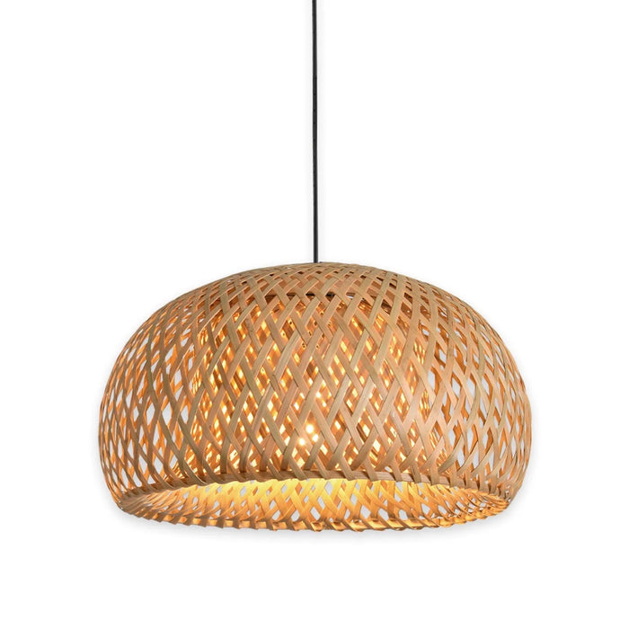 LAMPADA DA SOFFITTO DI BAMBÙ PICCOLA E27 KAWENA