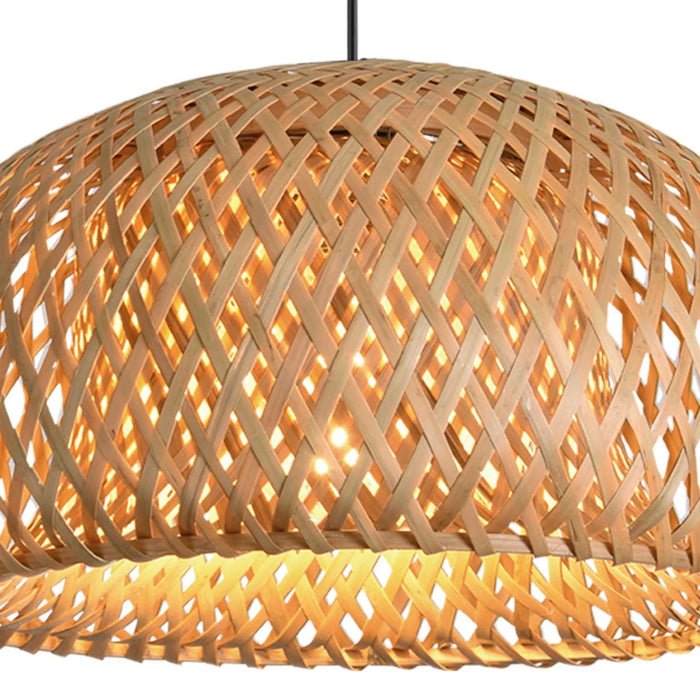 LAMPADA DA SOFFITTO DI BAMBÙ PICCOLA E27 KAWENA