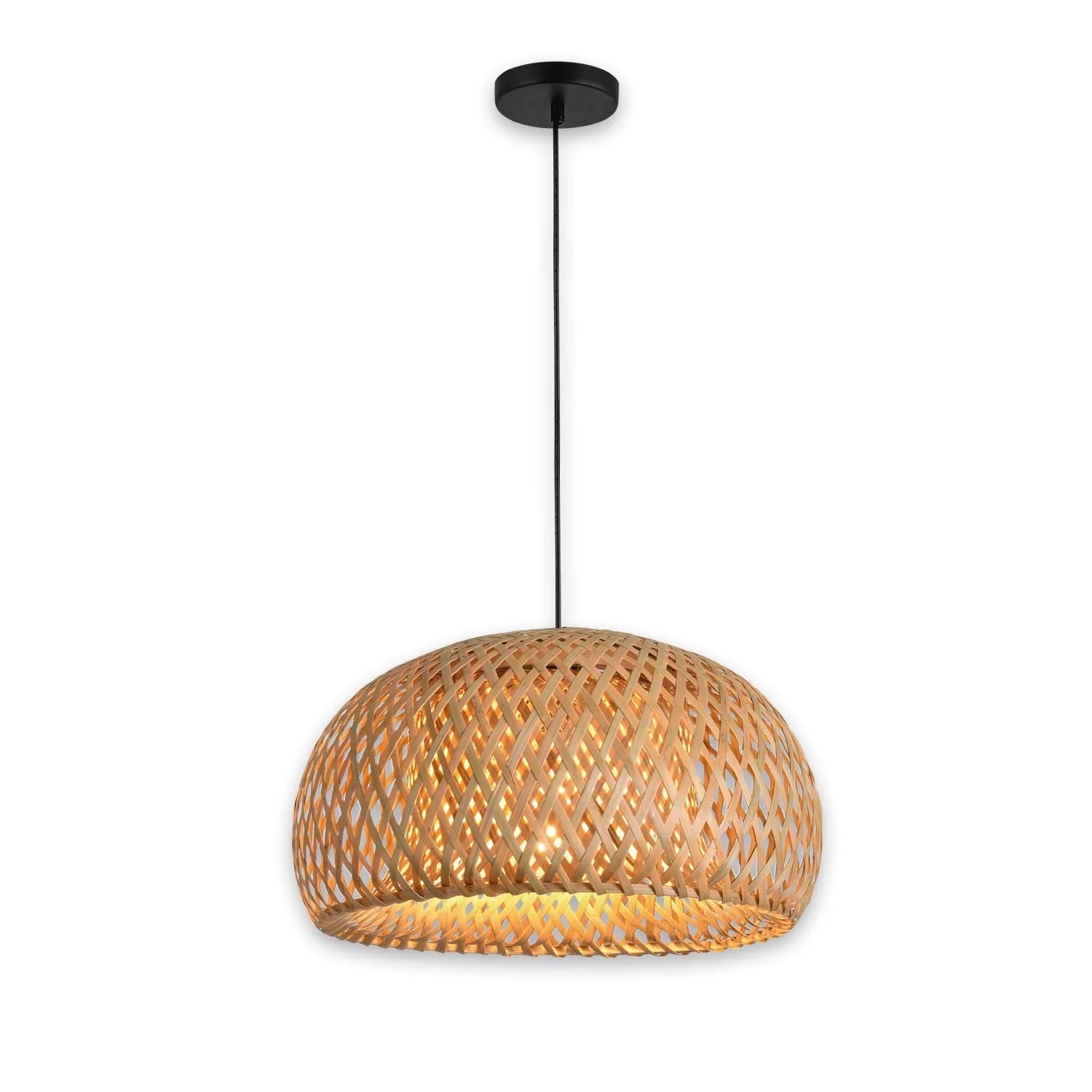 LAMPADA DA SOFFITTO DI BAMBÙ PICCOLA E27 KAWENA