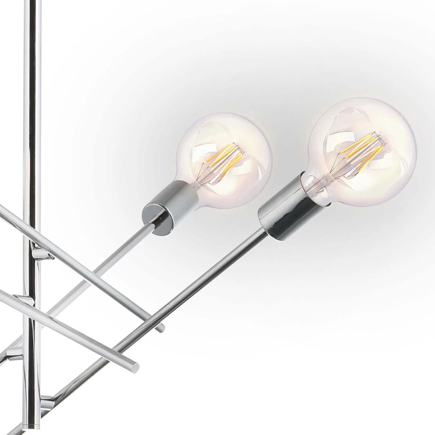 LÚZETE - LÁMPARA DE TECHO EROS 4 LUCES CROMO