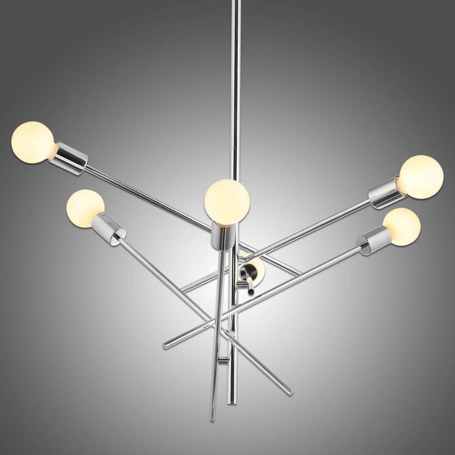 LÚZETE - LÁMPARA DE TECHO EROS 6 LUCES CROMO