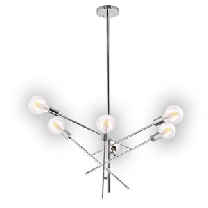 LÚZETE - LÁMPARA DE TECHO EROS 6 LUCES CROMO