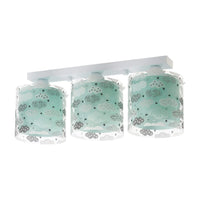 LÚZETE - LÁMPARA DE TECHO INFANTIL CLOUDS VERDE