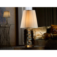 LÚZETE - LÁMPARA SOBREMESA GRANDE CHAMPAGNE