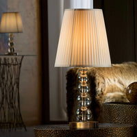 LÚZETE - LÁMPARA SOBREMESA GRANDE CHAMPAGNE