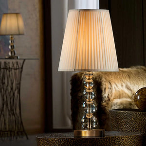 LÚZETE - LÁMPARA SOBREMESA GRANDE CHAMPAGNE