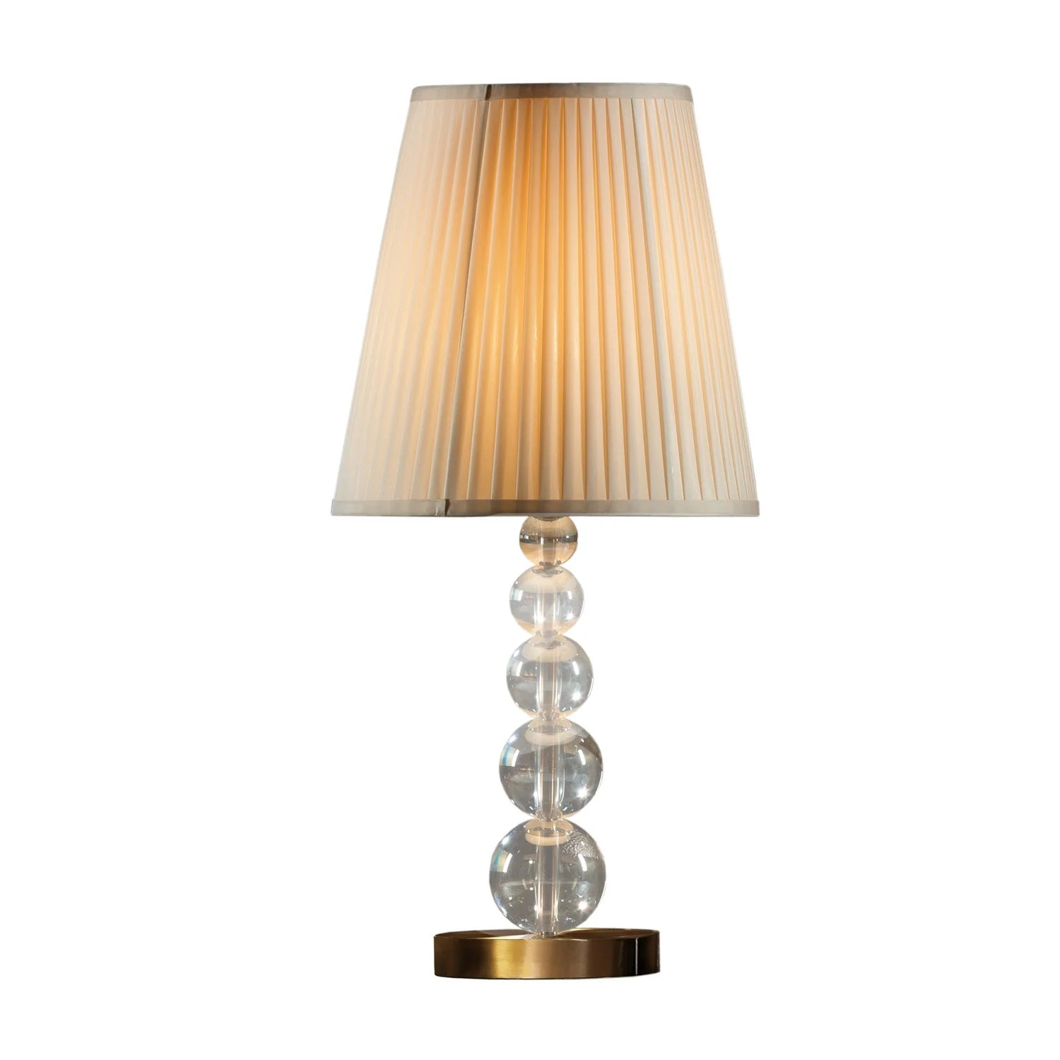 LÚZETE - LÁMPARA SOBREMESA GRANDE CHAMPAGNE