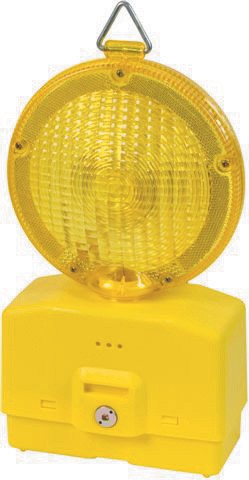 LAMPEGGIANTE P/CANTIERE LUCE GIALLA S/BATTERIA