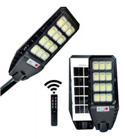 Lampione 200W faro 144 led con pannello solare sensore, telecomando e staffa 525 - ZENCOCCO