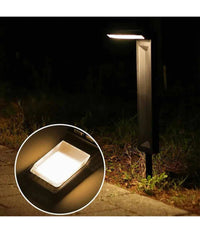 Lampione Con Picchetto Pannello Solare Sensore Crepuscolare Impermeabile Yh0802         