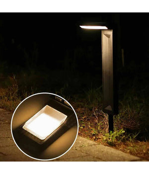 Lampione Con Picchetto Pannello Solare Sensore Crepuscolare Impermeabile Yh0802         