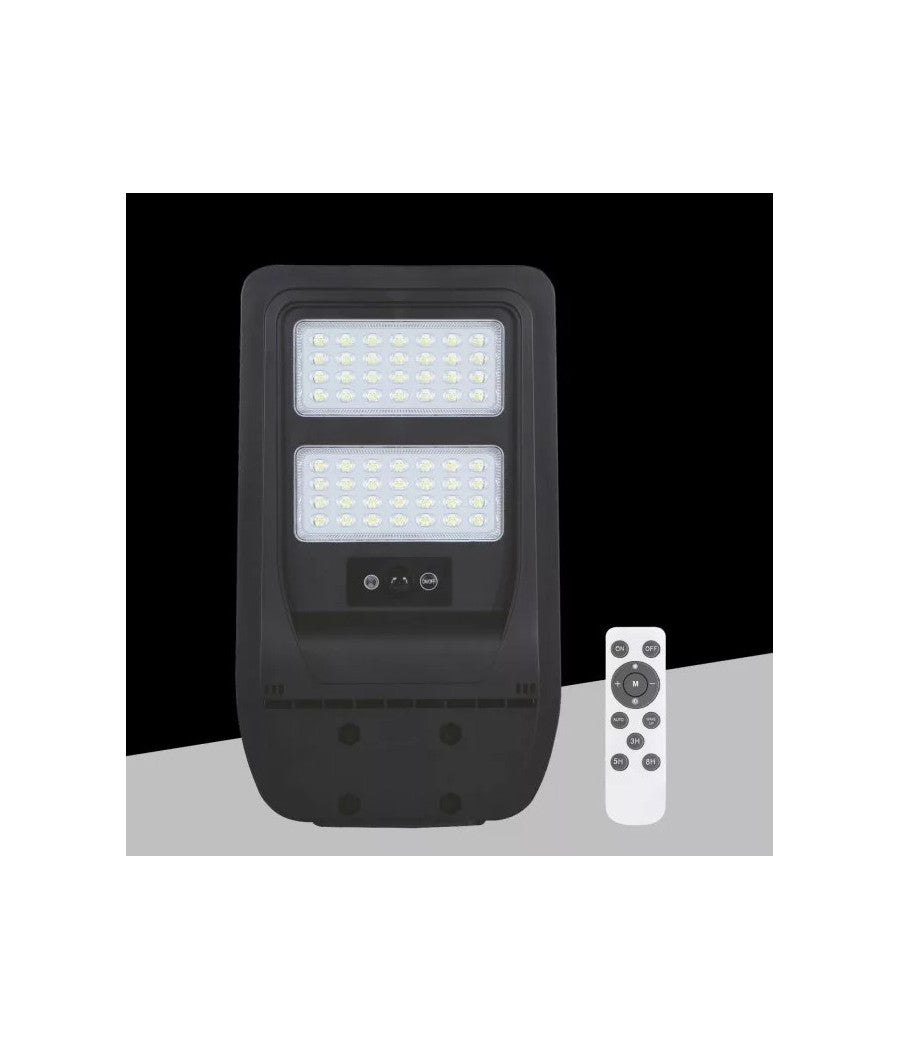 Lampione Faretto Solare 100w Con Sensore Crepuscolare Luce Naturale 4000k Tr-100w         