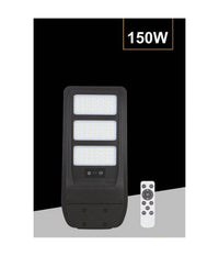 Lampione Faretto Solare 150w Con Sensore Crepuscolare Luce Naturale 4000k Tr-150w         