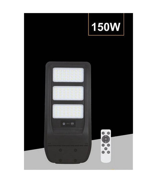 Lampione Faretto Solare 150w Con Sensore Crepuscolare Luce Naturale 4000k Tr-150w         
