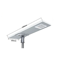 Lampione Faro Led 500w Stradale Crepuscolare Con Pannello Solare Ip65 Sl-500w-lp         