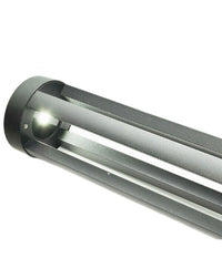 Lampione Giardino Lampada 12 Watt Led Terra Esterno Ip65 Lampioncino Grigio Es28         