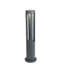 Lampione Giardino Lampada 12 Watt Led Terra Esterno Ip65 Lampioncino Grigio Es28         