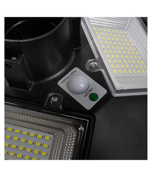 Trade Shop - Lampione Led Con Pannello Energia Solare 200 W Ip65 Sensore Movimento So-gd-200w -