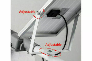 LAMPIONE LED PANNELLO SOLARE STAFFA E TELECOMANDO 300W Standard - Benovo