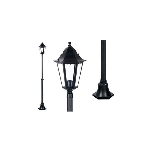 Lampione Minerva 1 Luce Su Palo