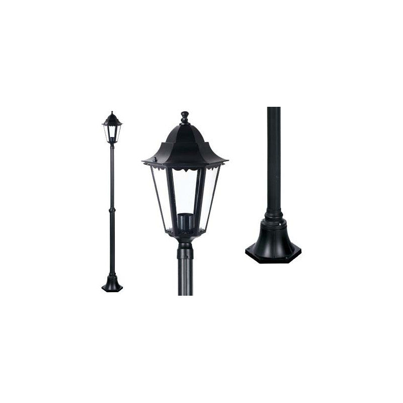 Lampione Minerva 1 Luce Su Palo