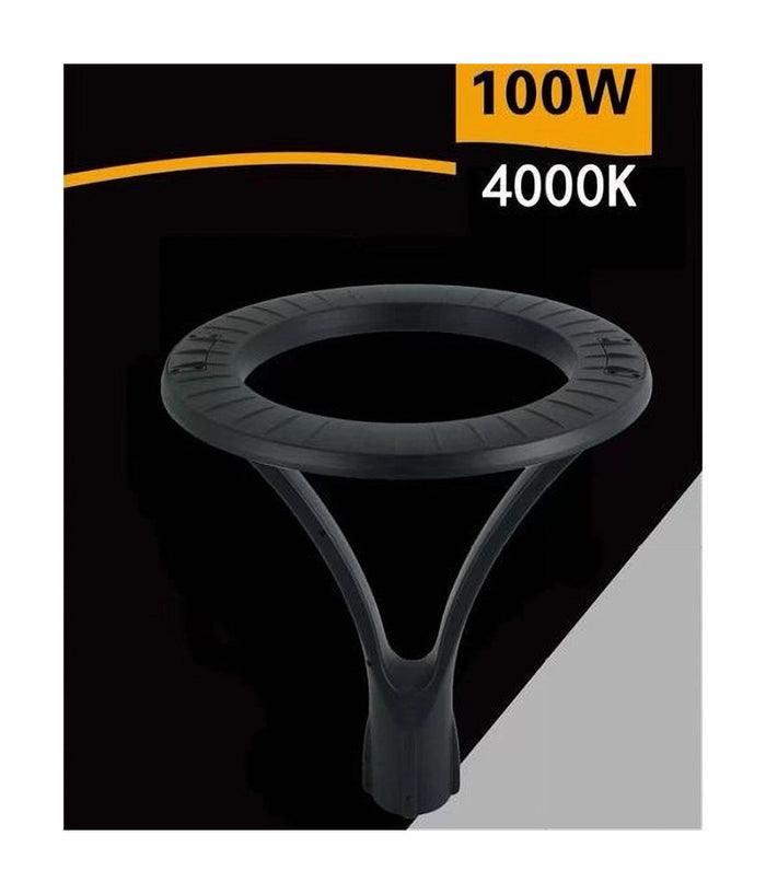 Lampione Moderno Led 100w Cerchio Fungo Ip65 Luce Esterni Giardino Cortile Gd-100w         