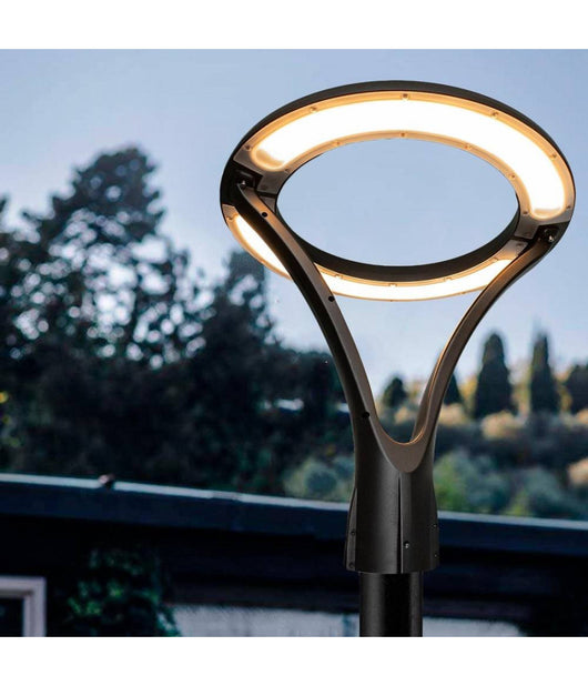 Lampione Moderno Led 100w Cerchio Fungo Ip65 Luce Esterni Giardino Cortile Gd-100w         