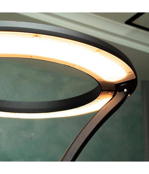 Lampione Moderno Led 100w Cerchio Fungo Ip65 Luce Esterni Giardino Cortile Gd-100w         