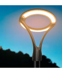 Lampione Moderno Led 100w Cerchio Fungo Ip65 Luce Esterni Giardino Cortile Gd-100w  -bianco Naturale      -