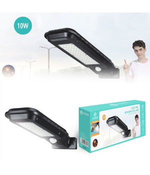 Lampione Pannello Solare Sensore Fotovoltaico 60 Led Faro Stradale 10 W Tx-9327         