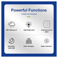 Trade Shop - Lampione Solare 6500k Iluminazione Stradale Per Campi Da Basket Strade Parchi Giochi -