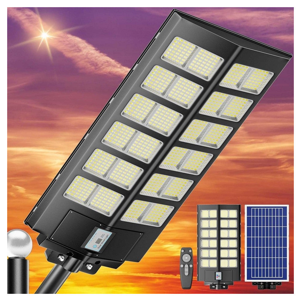 Trade Shop - Lampione Solare 6500k Iluminazione Stradale Per Campi Da Basket Strade Parchi Giochi -