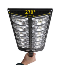 Trade Shop - Lampione Solare Da 10000 Lumen Con Sensore Di Movimento E Telecomando A Led Ip65 -